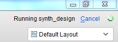 running synth_design